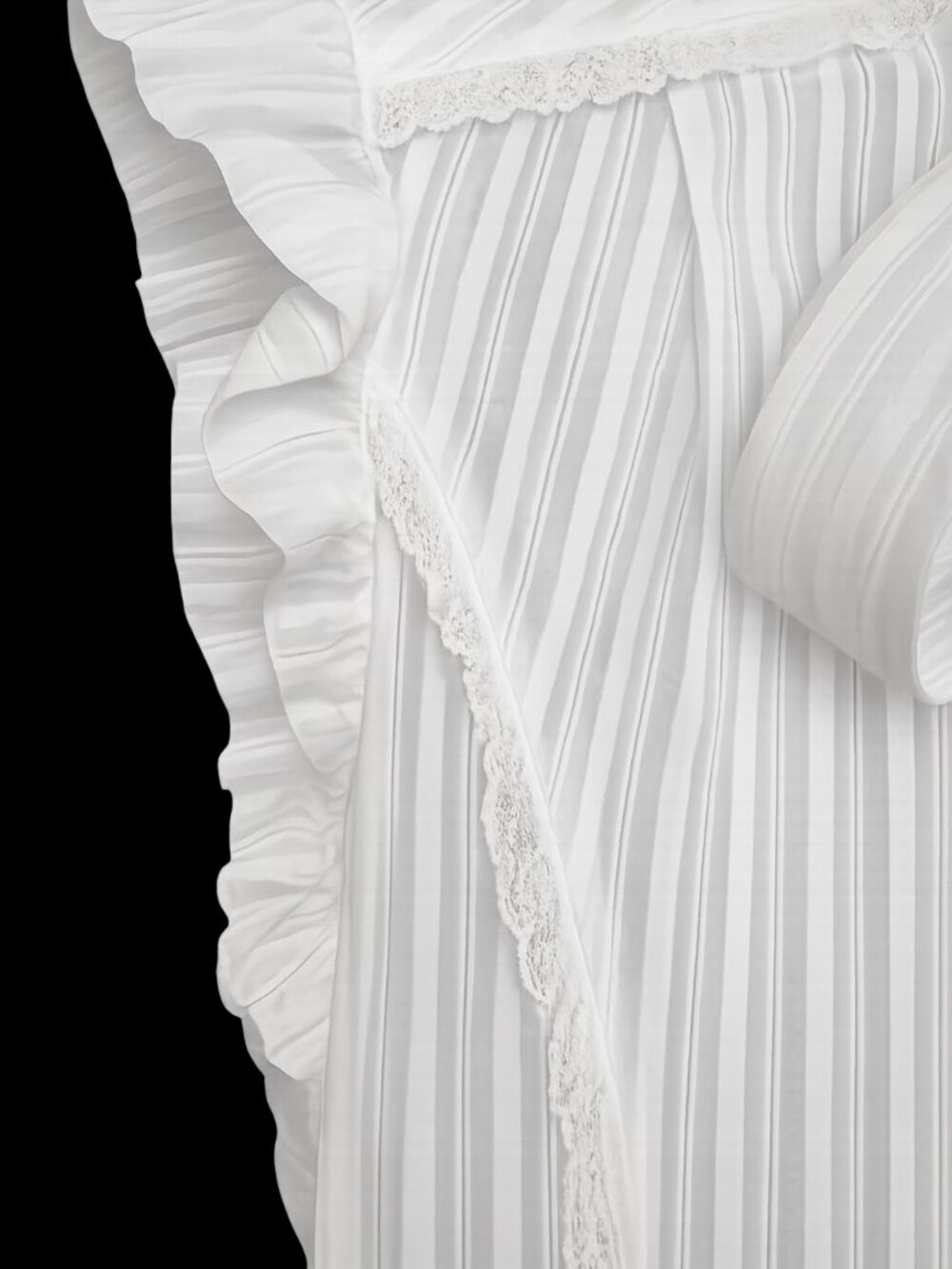 Sonia Rykiel Paris White Bow Tie Flutter Sleeve Blouse – Size 40 - Picture 3 of 6